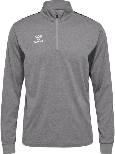 Hummel Authentic Half Zip Sweat - Grey melange